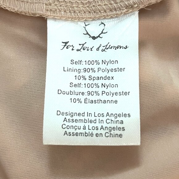 For Love And Lemons Guava Floral Crochet Lace Long Sleeve Crop Top Size Small - Picture 9 of 9